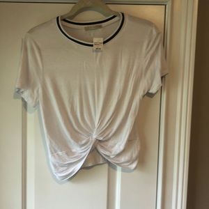 Active USA T-shirt with tie front